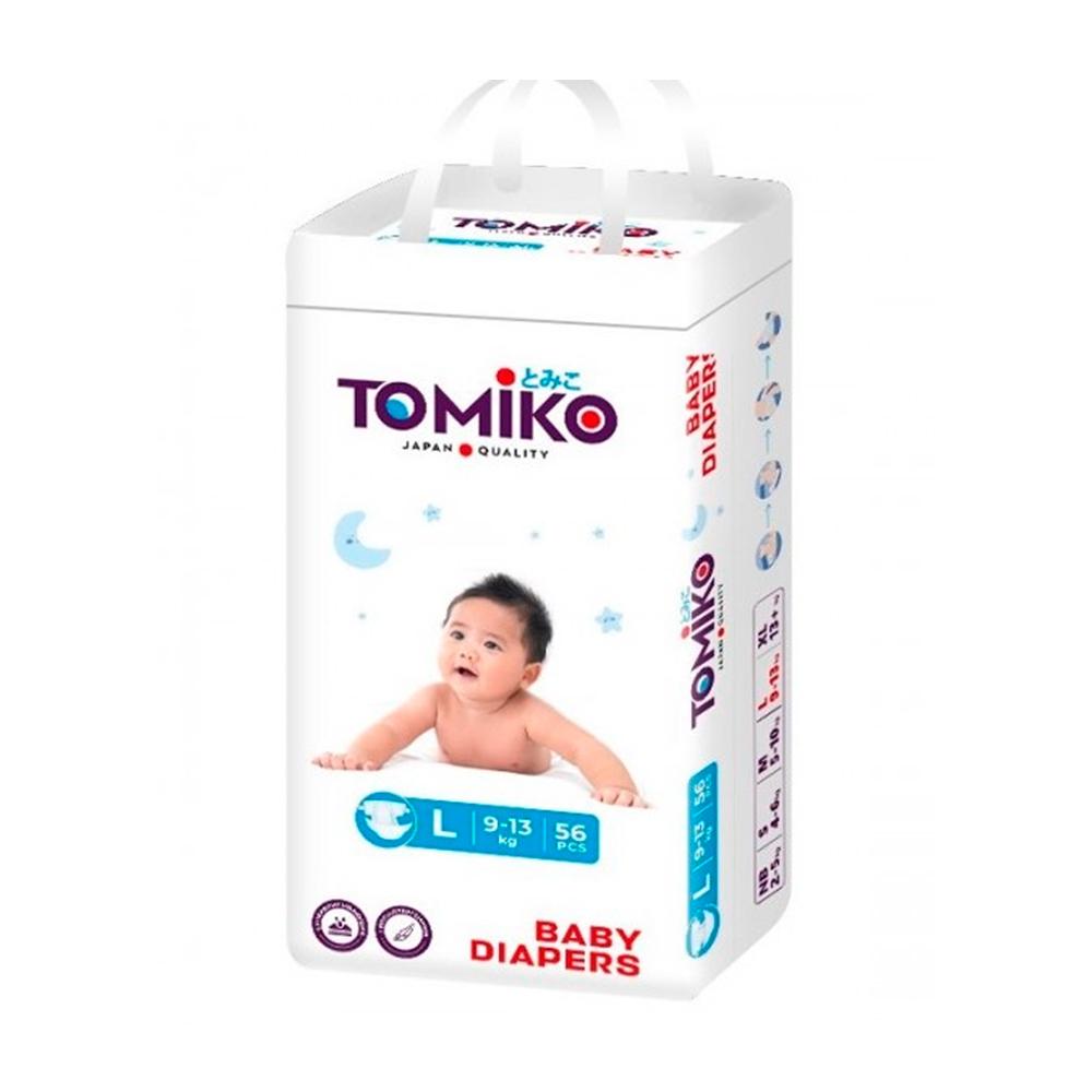 Подгузники TomiKo Premium Soft размер L 9-13 кг 56 шт Подгузники TomiKo Premium Soft размер L 9-13 кг 56 шт