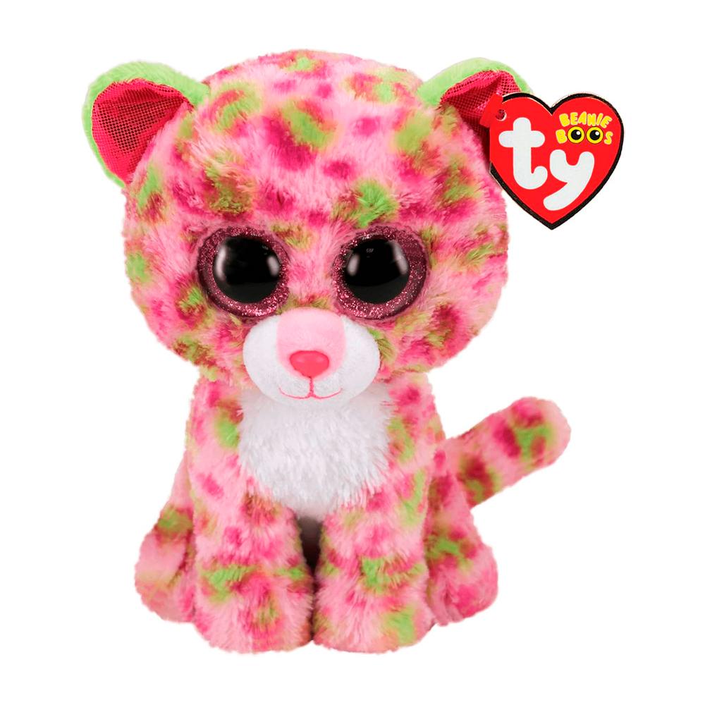 Мягкая игрушка TY розовый леопард Lainey