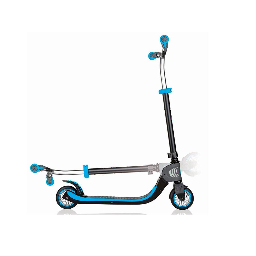 Двухколёсный самокат Globber Flow Foldable 125 Black - Sky Blue