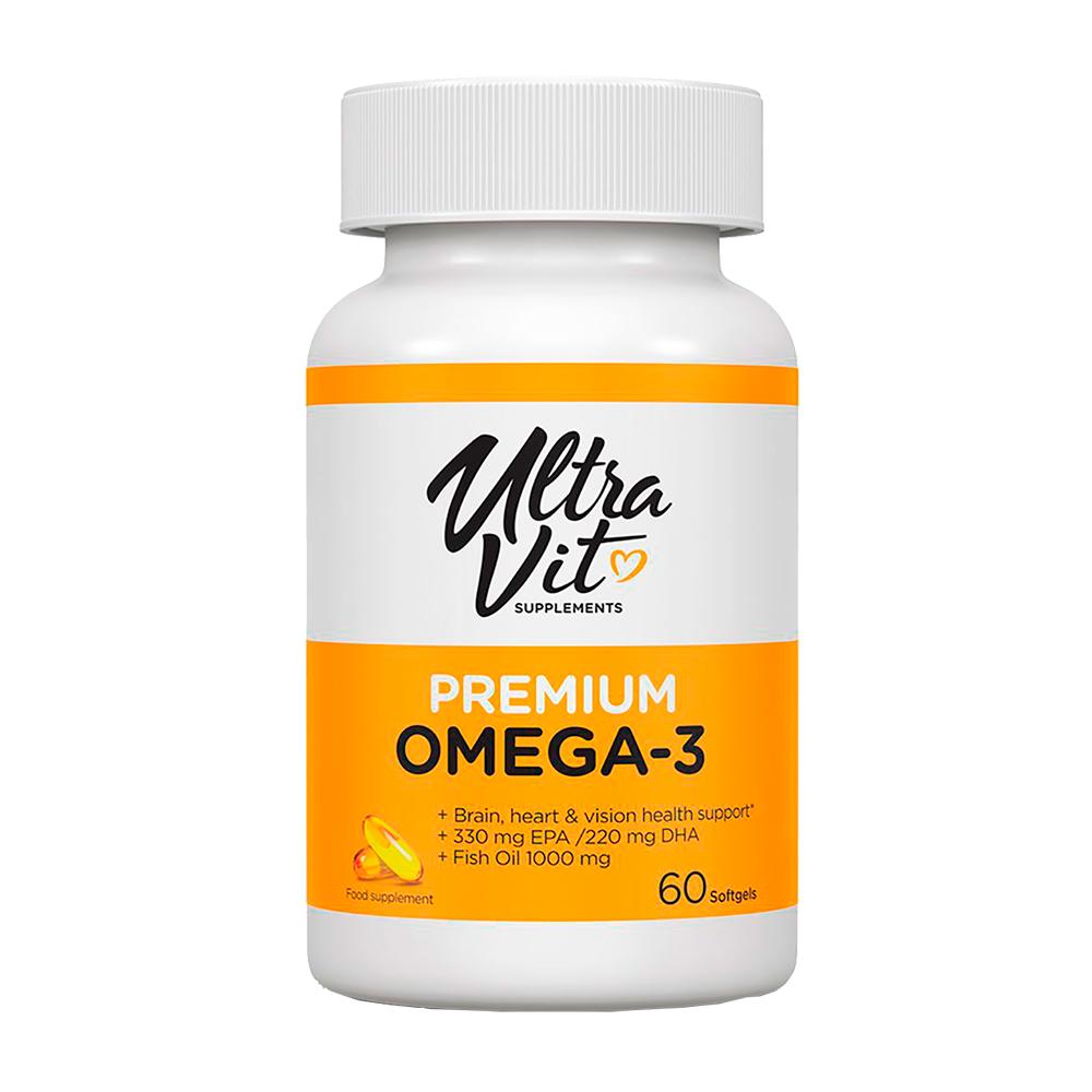 Пищевая добавка ULTRAVIT Premium Omega-3 60 капсул