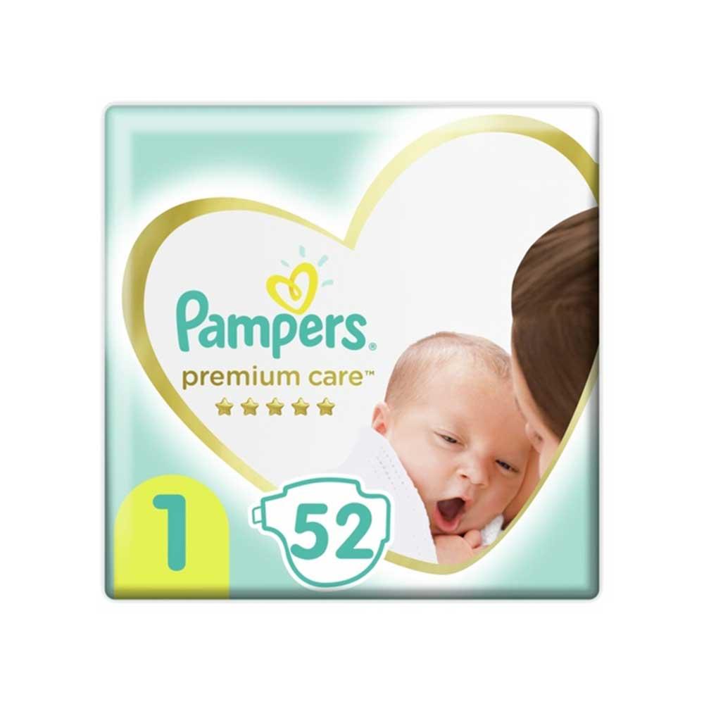 Подгузники Pampers Premium Care размер 1 2-5 кг 52 шт
