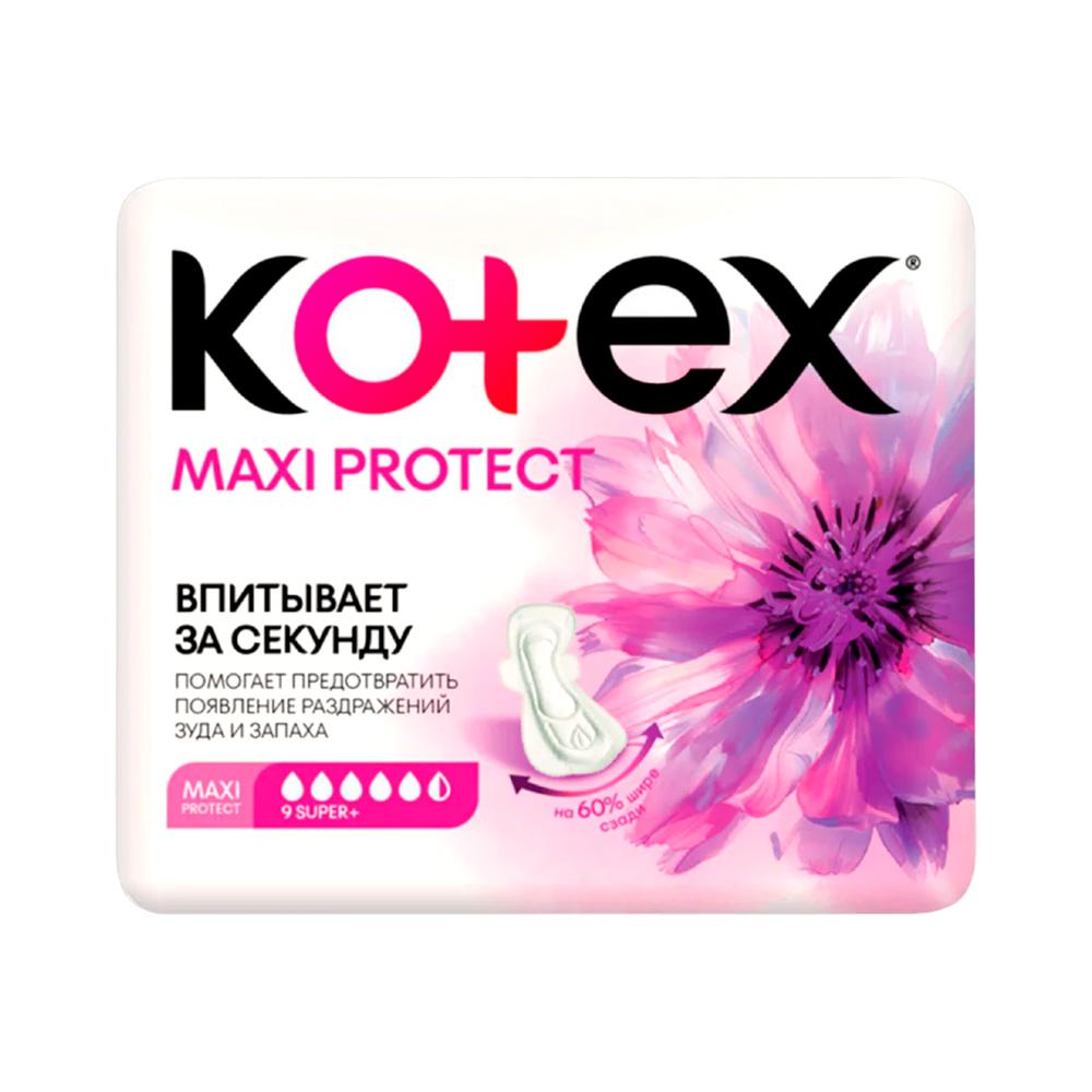 Прокладки KotexMaxi Protect супер+ 9 шт Прокладки KotexMaxi Protect супер+ 9 шт