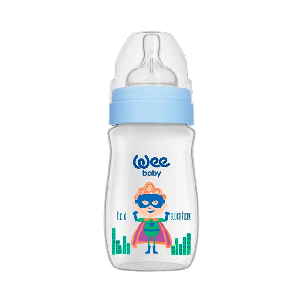 Бутылочка для кормления Wee Baby Classic Plus с широким горлышком 250 мл