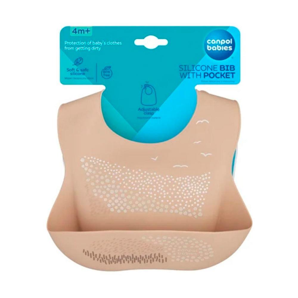 Нагрудник силиконовый Canpol Babies