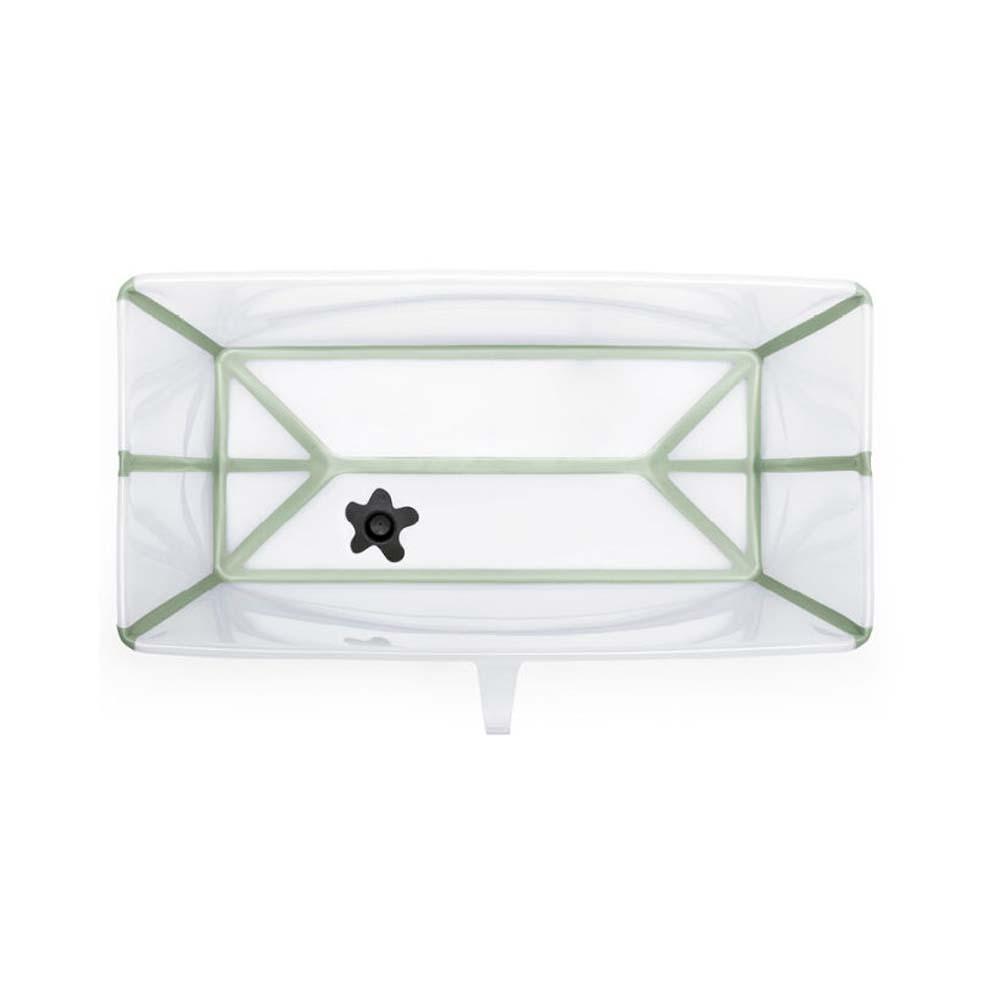 Ванночка для купания Stokke Flexi Bath Макси складная Transparent Green 0+