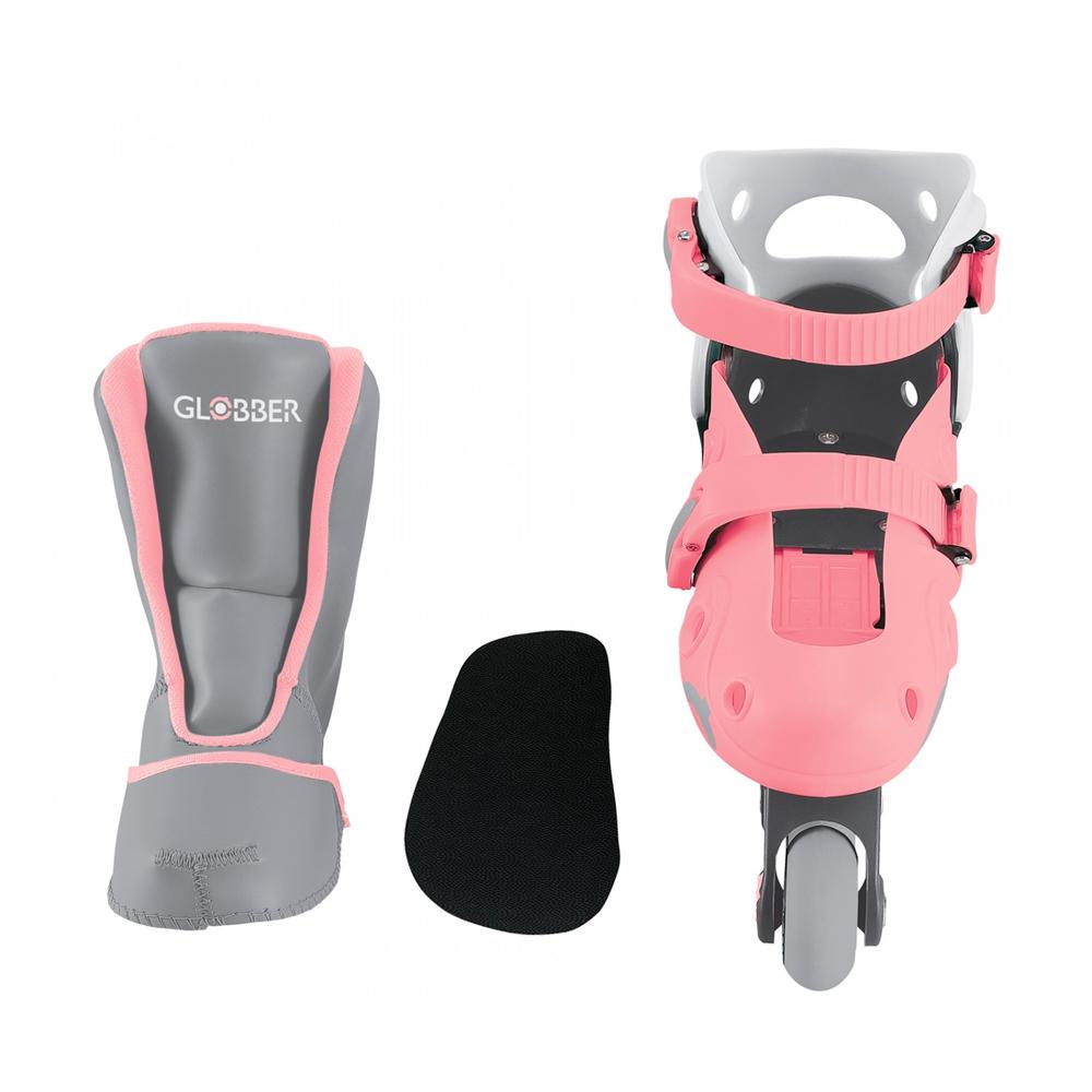 Обучающие ролики 2в1 GLOBBER PASTEL PINK 26-29 размер