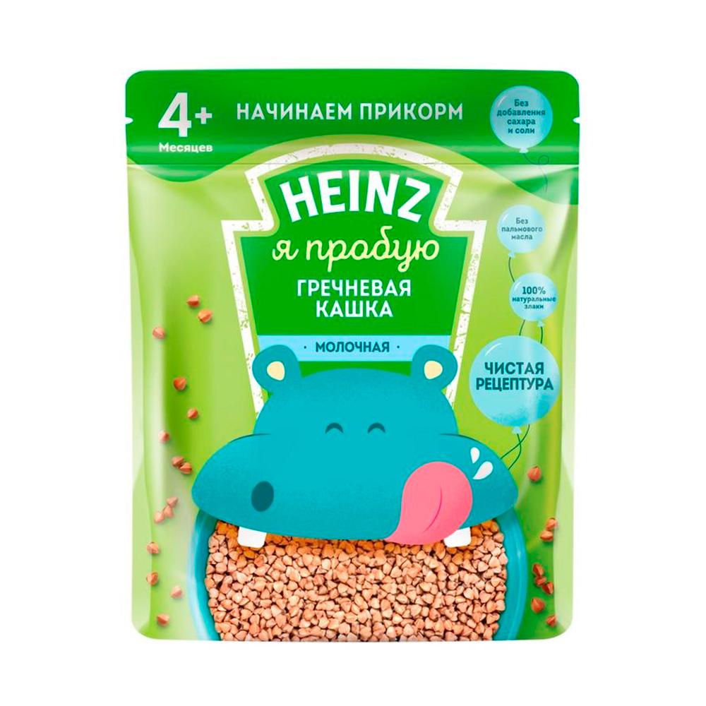 Каша Heinz молочная гречневая 4м+ 180 гр