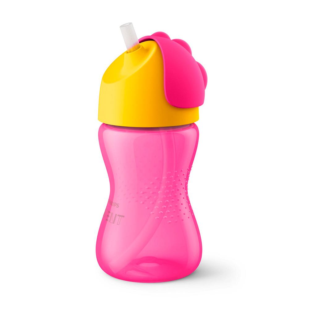 Чашка с трубочкой Philips Avent для девочек 12м+ 300 мл