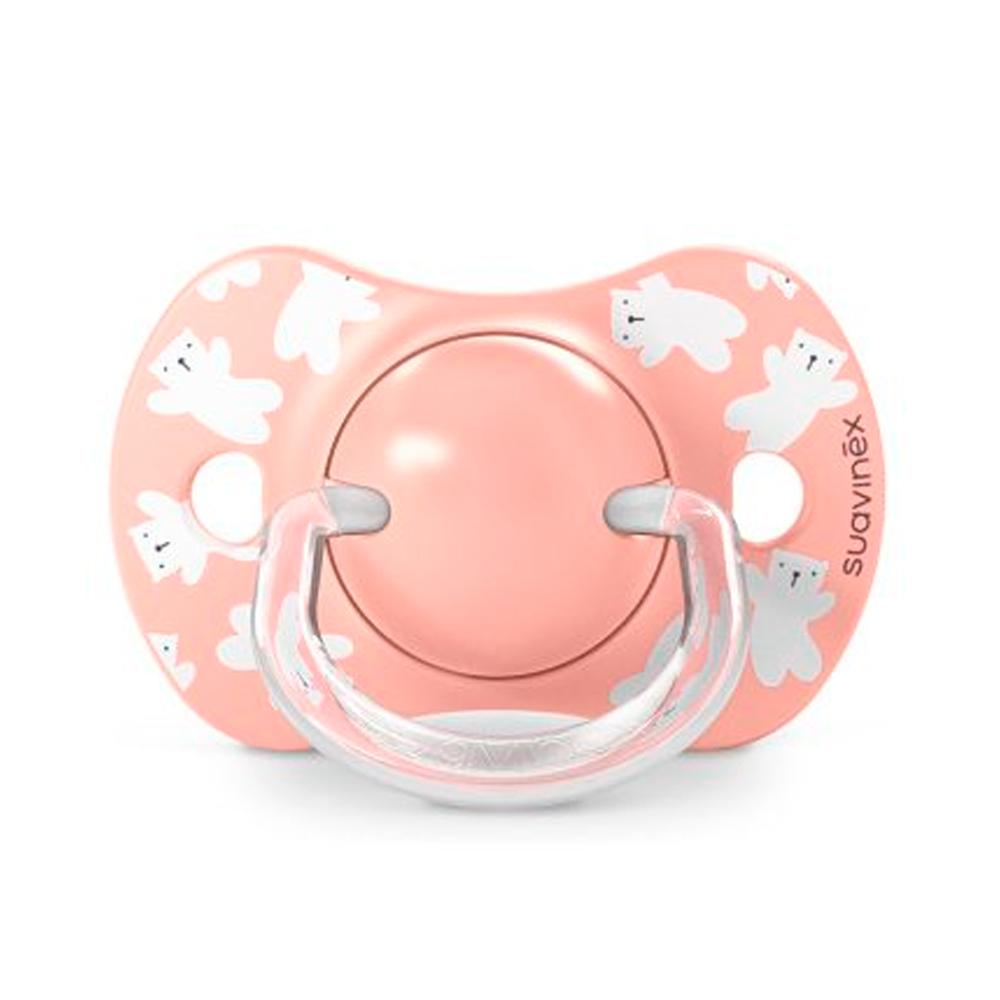 Пустышка Suavinex Wild розовая 6-18м 2шт Пустышка Suavinex Wild розовая 6-18м 2шт