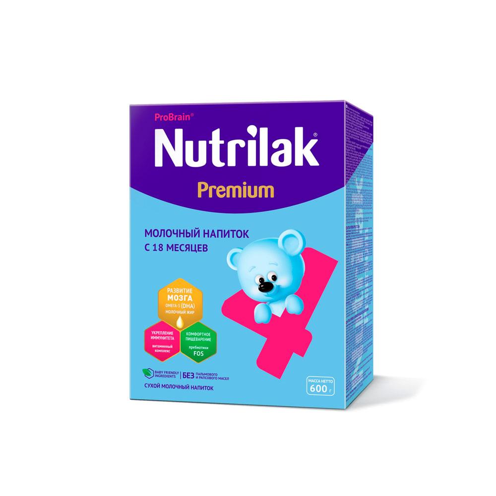 Сухая молочная смесь Nutrilak Premium 4 18м+ 600 гр