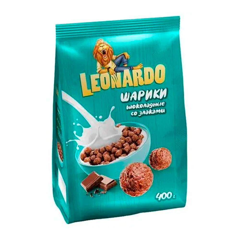 Готовый завтрак LEONARDO "Шоколадные шарики" 400 г