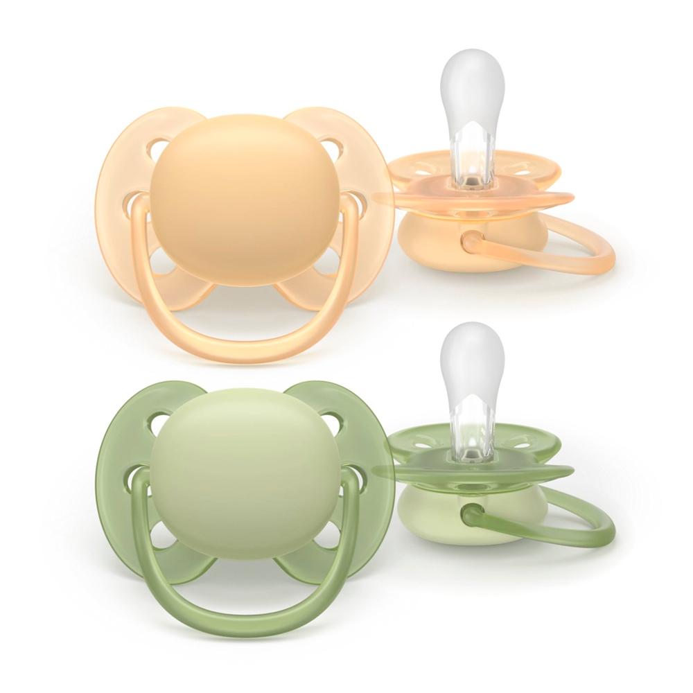 Силиконовая пустышка Philips Avent Ultrasoft Neutral 6-18м 2шт