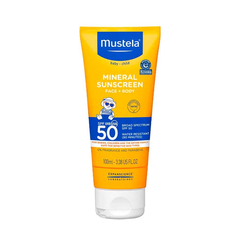 Mustela Fragrance Free Mineral Baby Sunscreen Lotion SPF 50