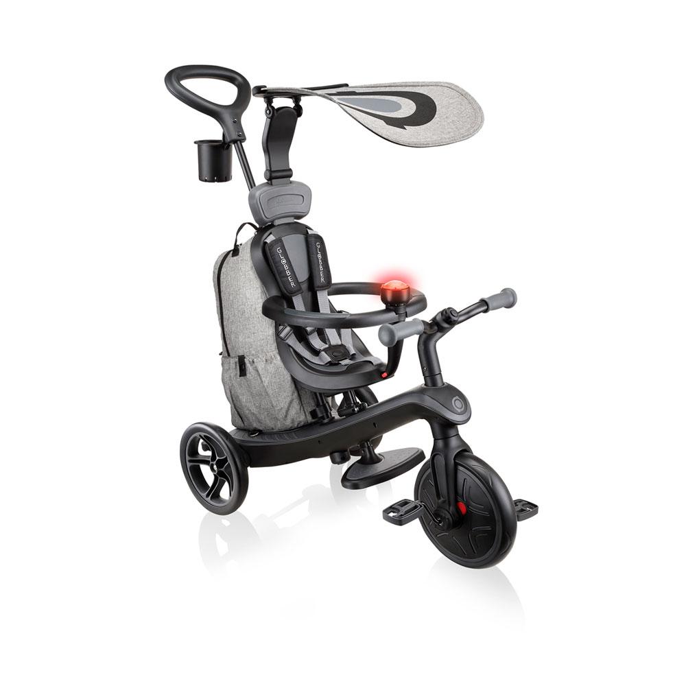 Велосипед Globber Explorer Trike 4in1 Deluxe Play Black-grey