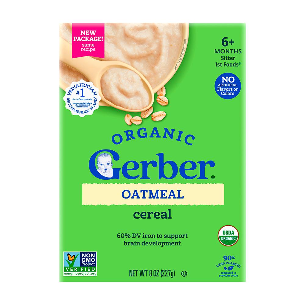 Каша Gerber овсяная 6м+ 227 гр