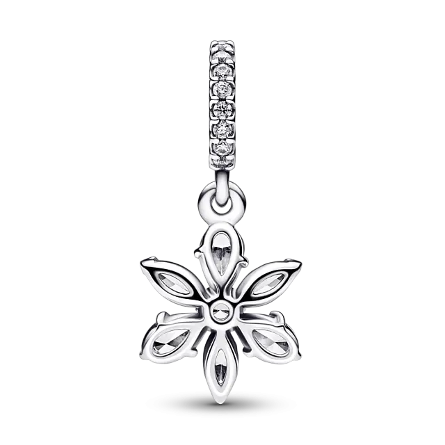 Herbarium cluster sterling silver dangle with clear cubic zirconia Herbarium cluster sterling silver dangle with clear cubic zirconia