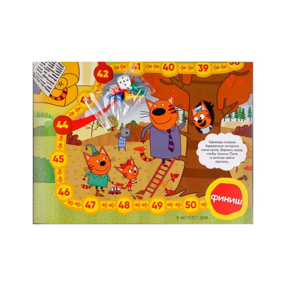 Настольная Умные игры игра-ходилка Времена года Три кота