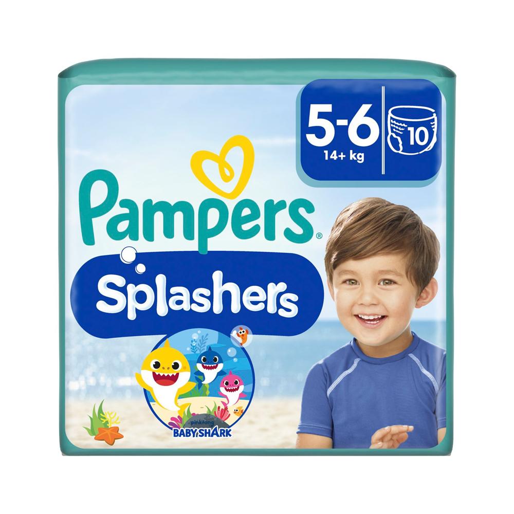 Трусики для плавання Pampers Splashers размер 5-6 14+кг 10 шт