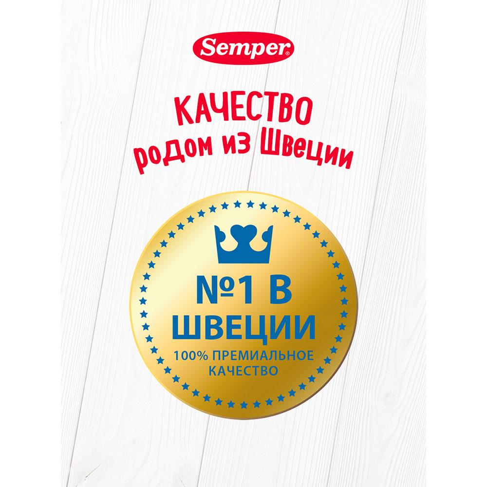 Пюре Semper яблоко клубника 6м+ 90 гр