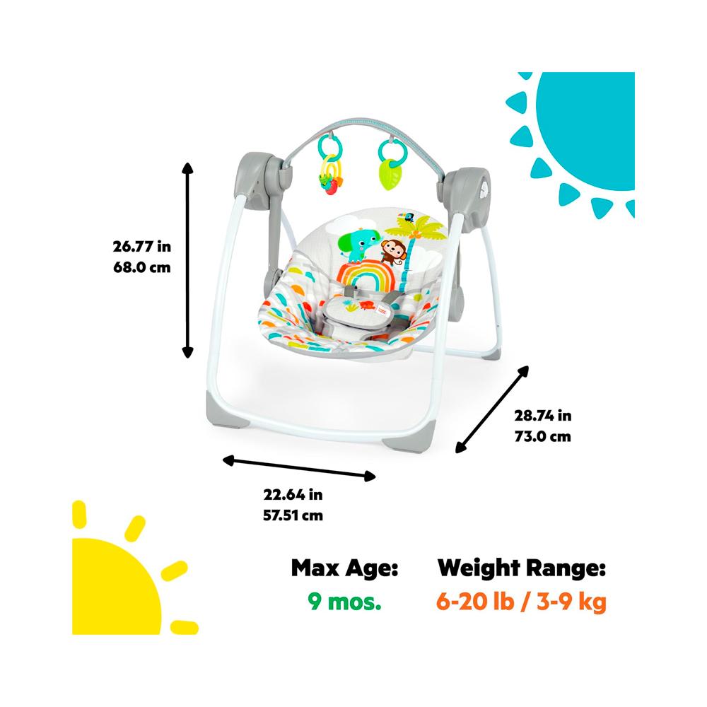 Электронные качели Bright Starts Playful paradise