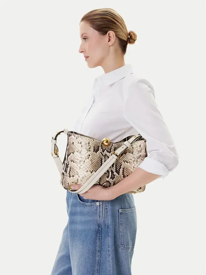 FURLA SFERA SOFT M SHOULDER BAG - CAPRA ST.PITONE