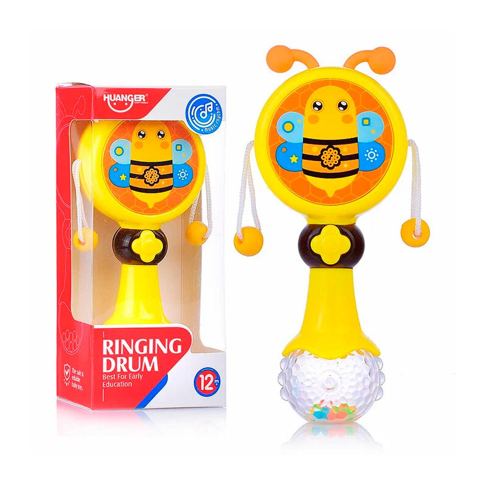 Игрушка погремушка Гусеничка Huanger HE0516