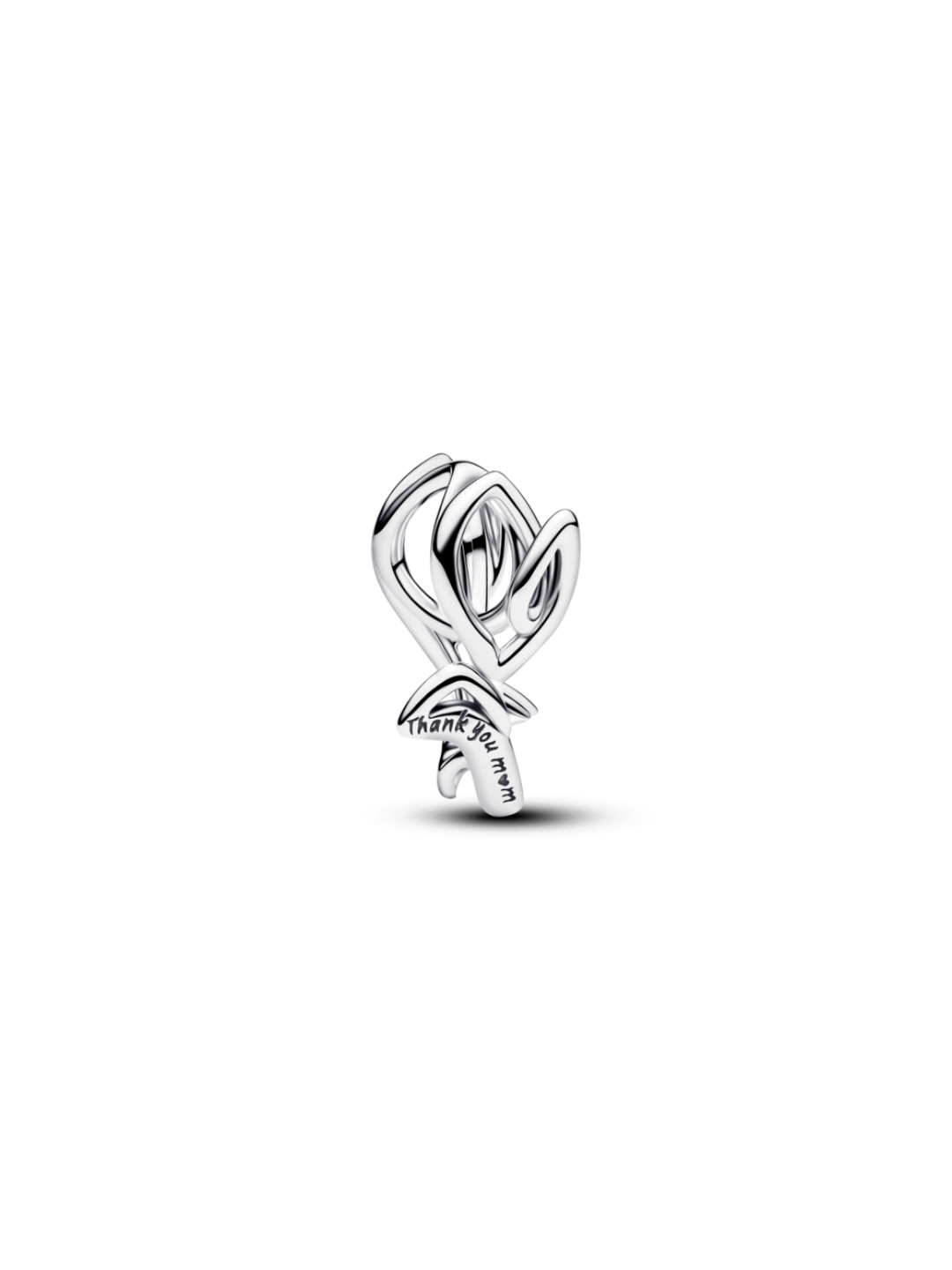 Tulip sterling silver charm