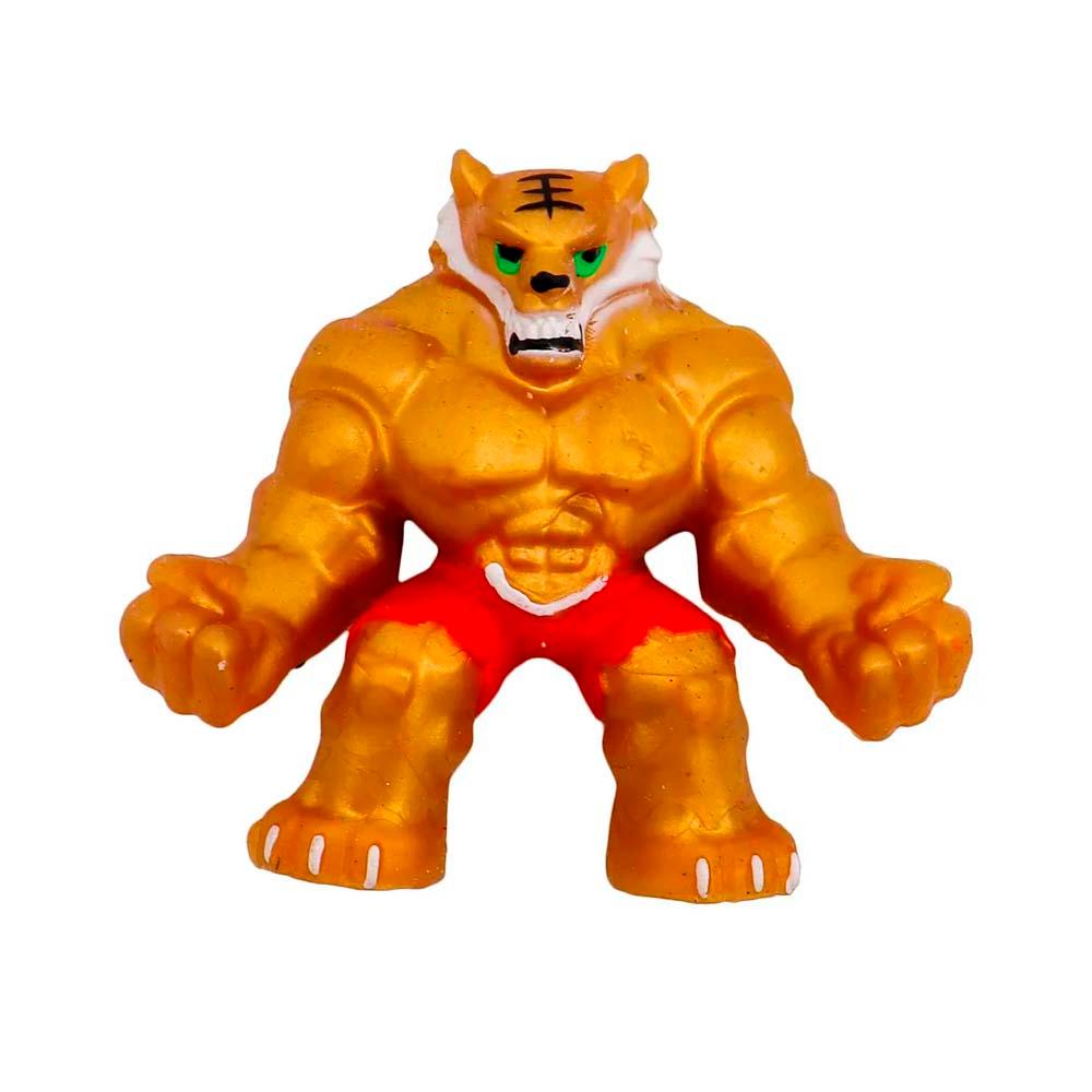 Фигурки-тянучки Elastikorps fighters Золотой Тигр и Синий Бык 7см