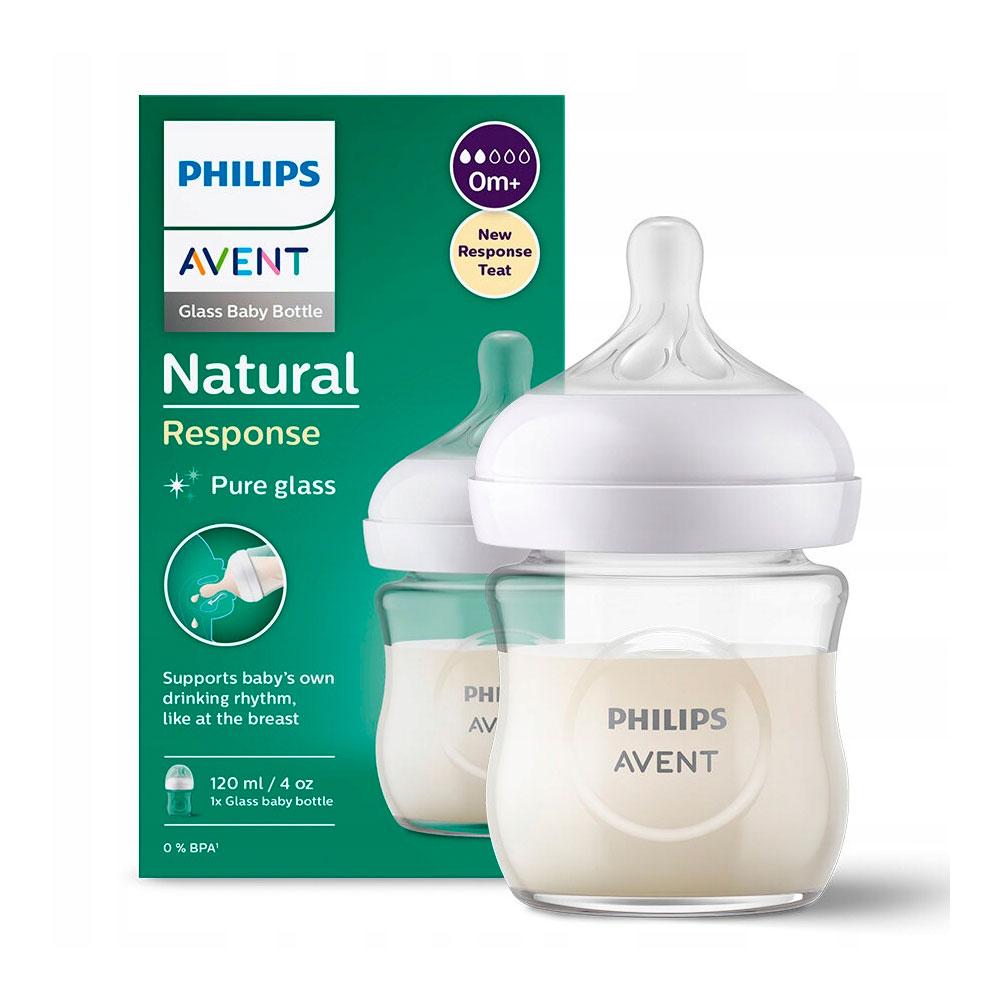 Бутылочка Стеклянная Philips Avent Natural Природный поток 120 мл