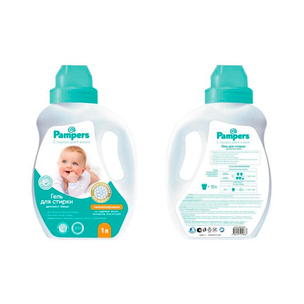 Гель для стирки детского белья Pampers Заботливая мама 1 л