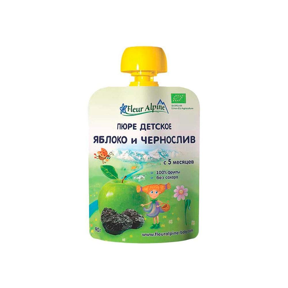 Пюре Fleur Alpine яблоко чернослив 5м+ 90 гр Пюре Fleur Alpine яблоко чернослив 5м+ 90 гр