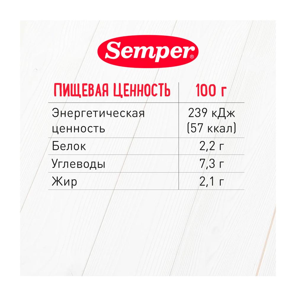Готовый обед Semper овощое рагу с индейкой 6м+ 100 гр Готовый обед Semper овощое рагу с индейкой 6м+ 100 гр