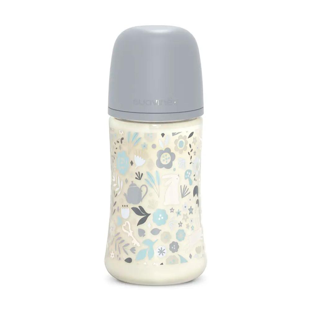 Бутылочка пластиковая Suavinex Wonderland голубая 3м+ 270мл Бутылочка пластиковая Suavinex Wonderland голубая 3м+ 270мл