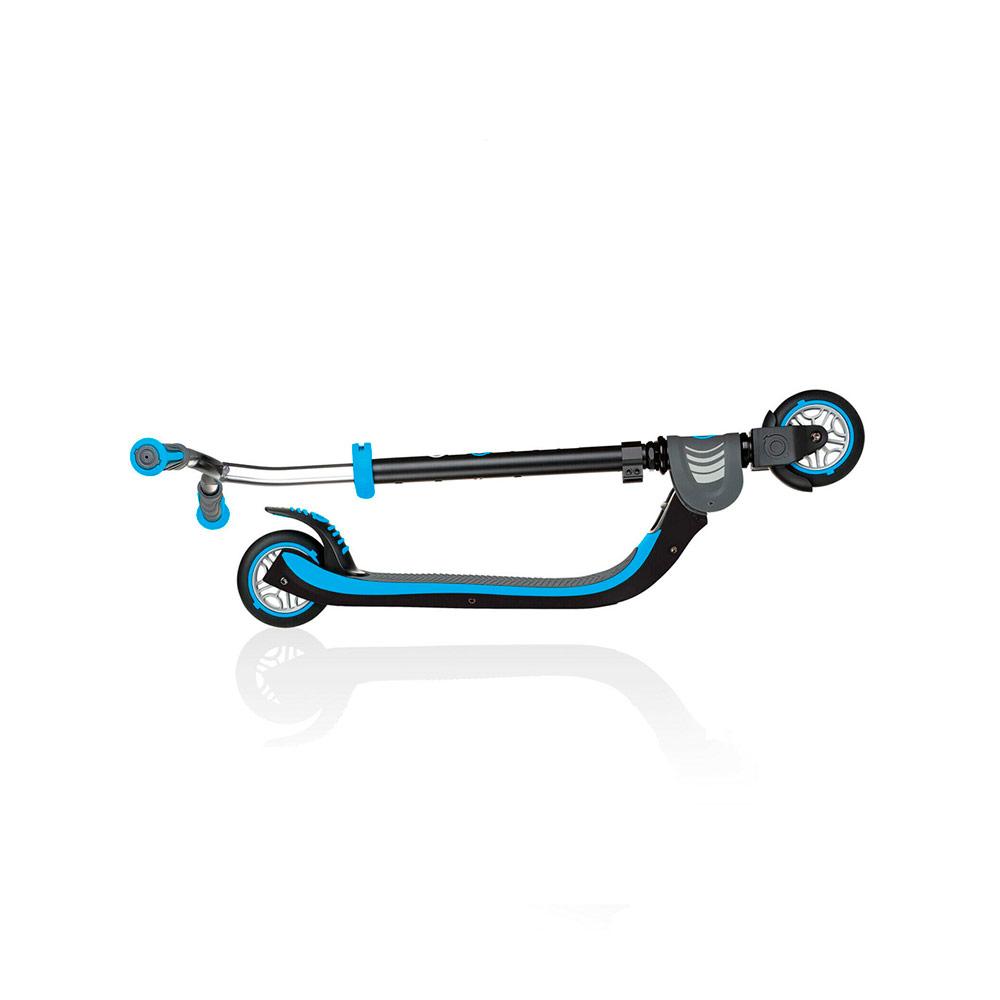 Двухколёсный самокат Globber Flow Foldable 125 Black - Sky Blue