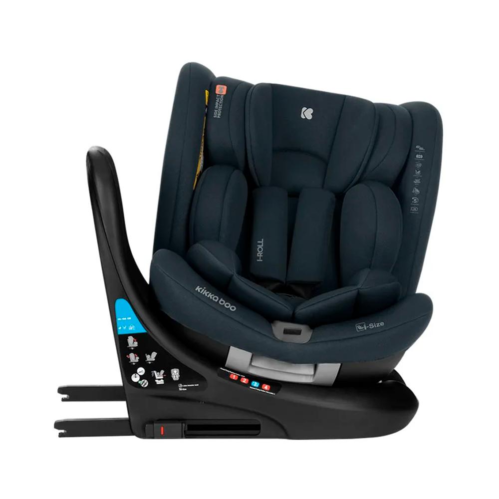 Автокресло KikkaBoo i-Roll i-SIZE Dark Grey
