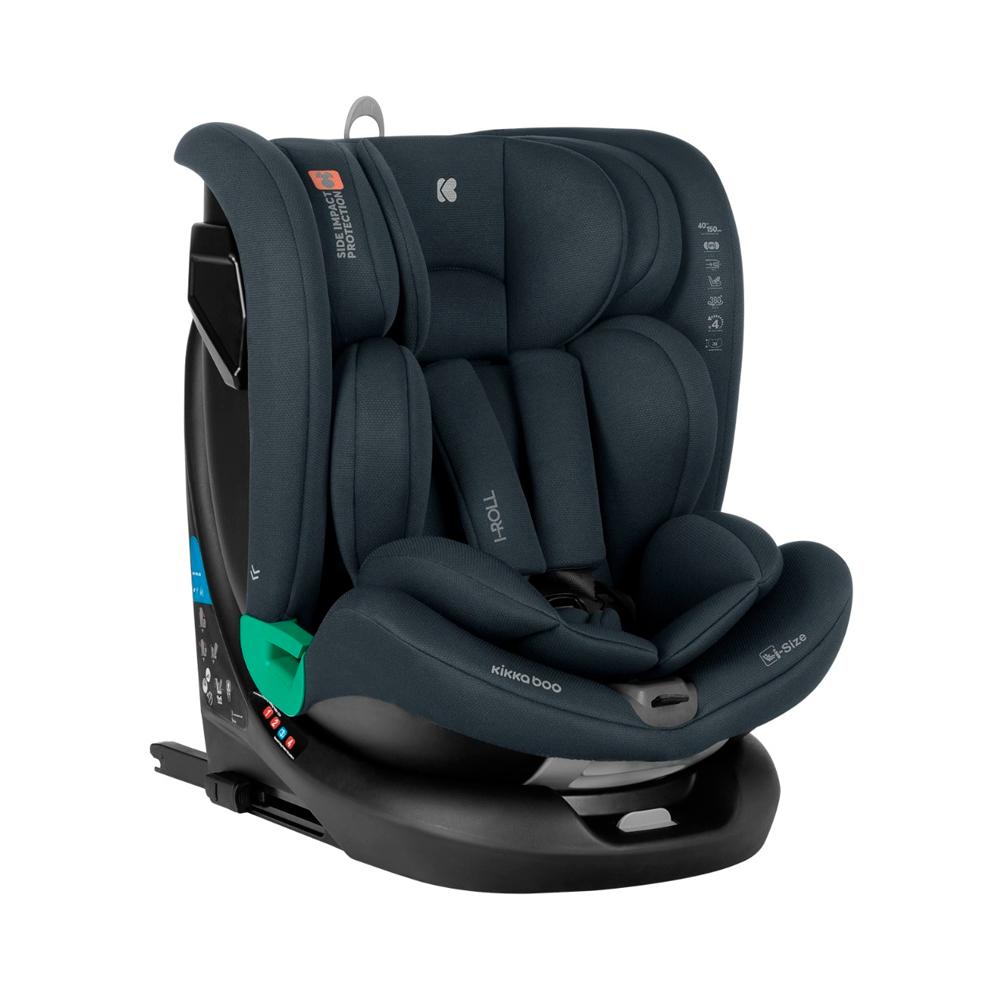 Автокресло KikkaBoo i-Roll i-SIZE Dark Grey