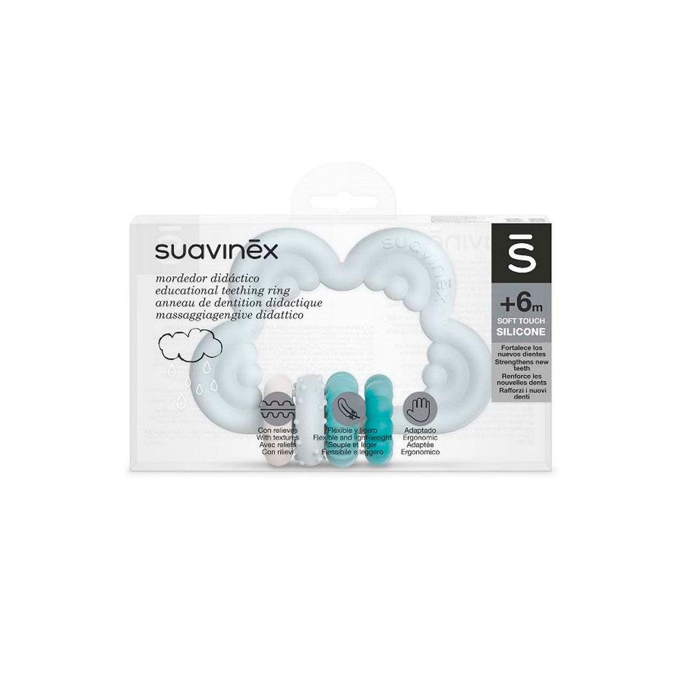 Прорезыватель Suavinex Step3 Облачко голубой 6м+