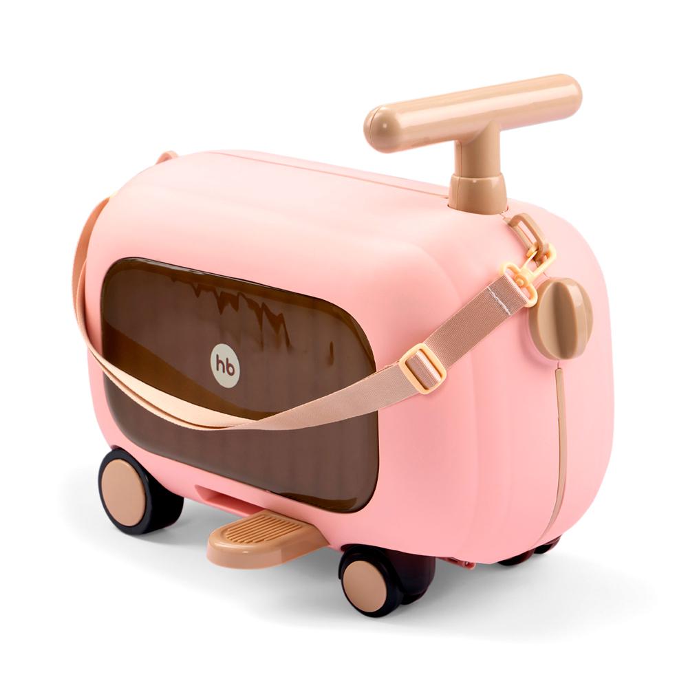 Чемодан-каталка TRAVY pink HAPPY BABY Чемодан-каталка TRAVY pink HAPPY BABY