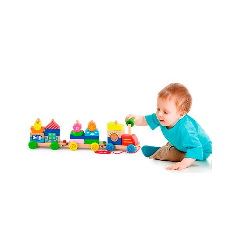Игрушка-каталка Viga Toys Паровозик