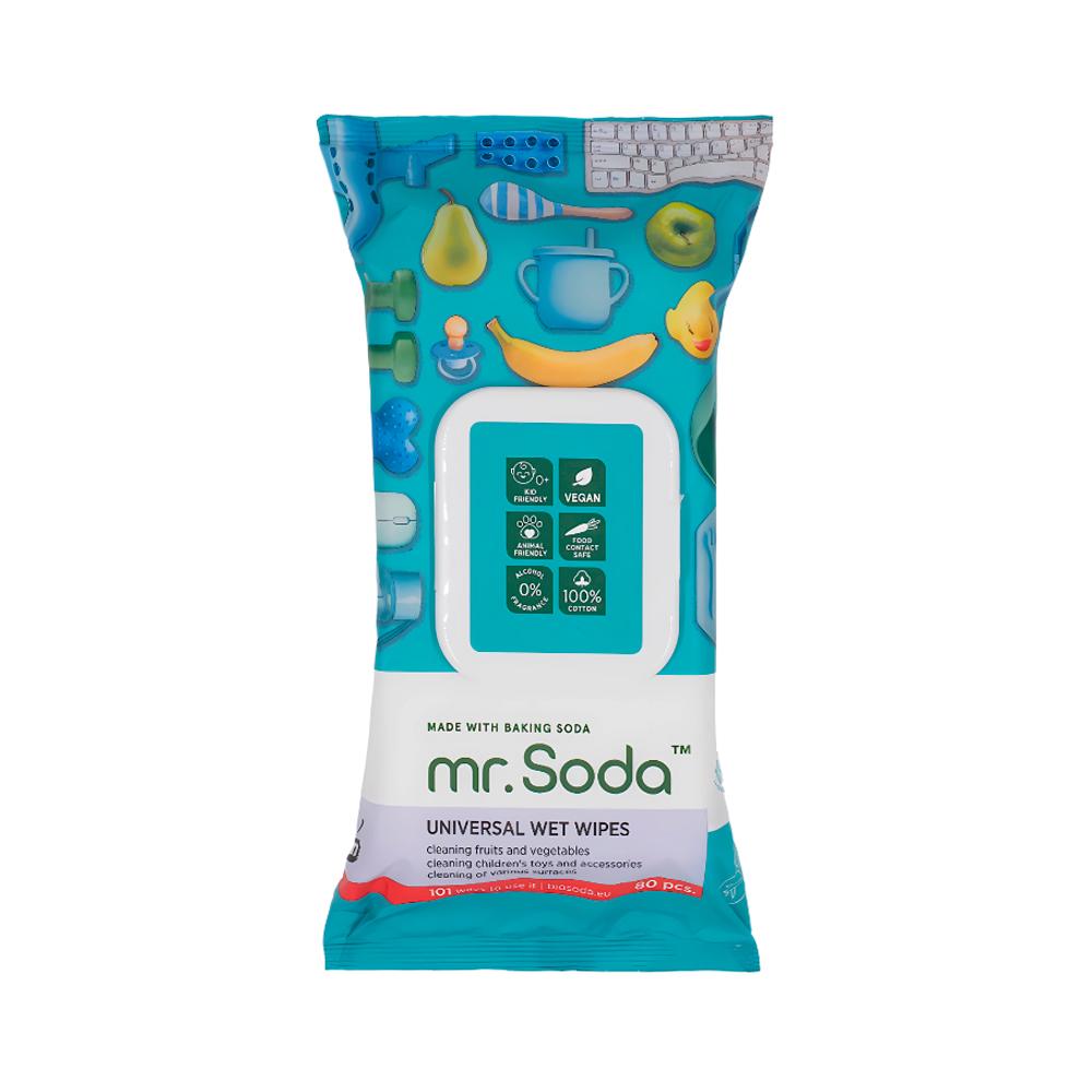 Влажные салфетки SODA Universal 80 шт
