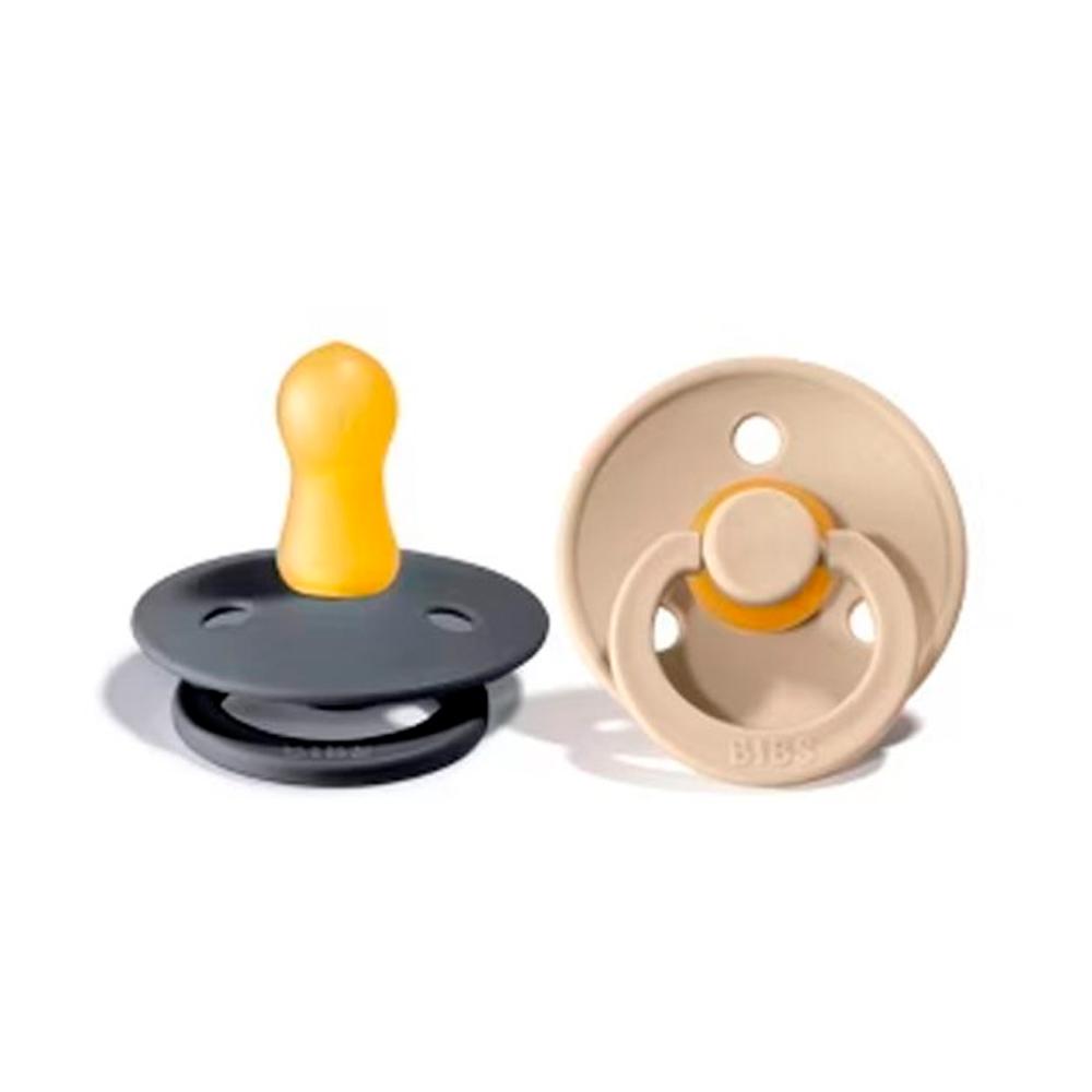 Пустышка BIBS Colour Iron/Sand 0-6м 2шт