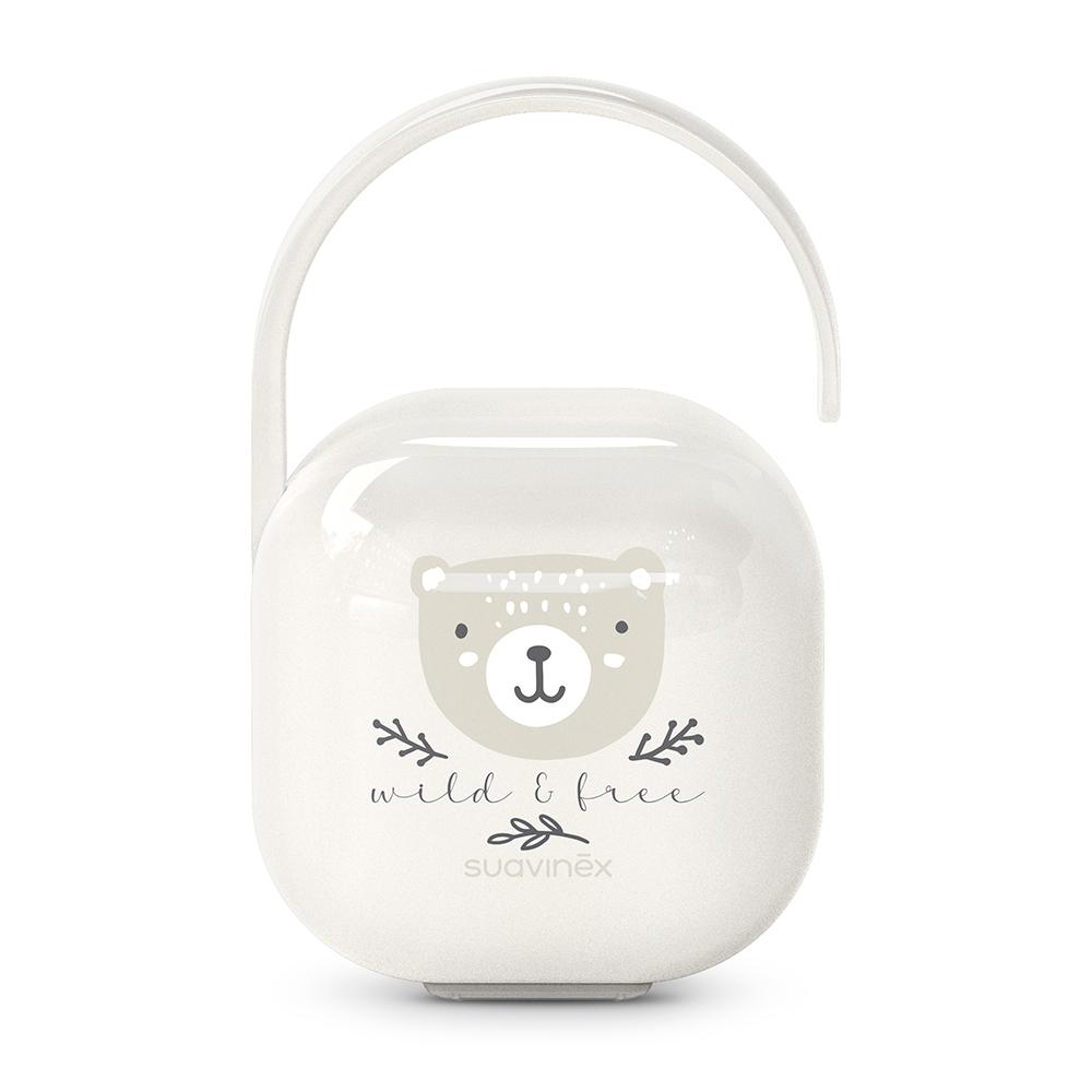 Футляр для пустышки Suavinex Wild бежевый Футляр для пустышки Suavinex Wild бежевый