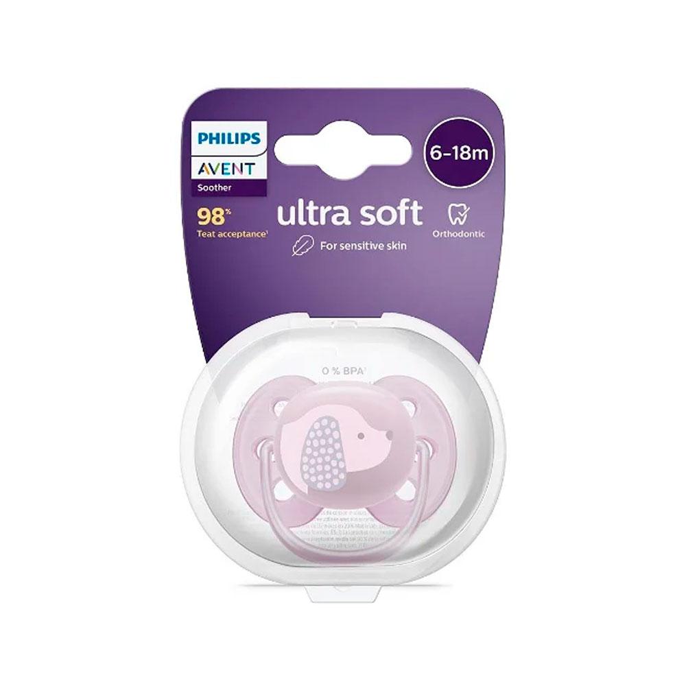 Пустышка Philips Avent Ultrasoft Premium 6-18м+