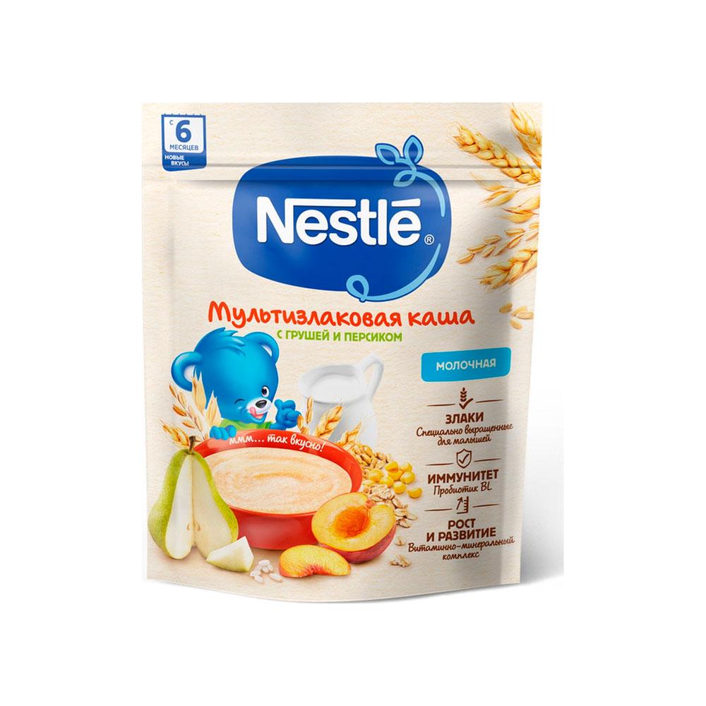 Каша Nestle молочная груша персик 9м+ 200 гр