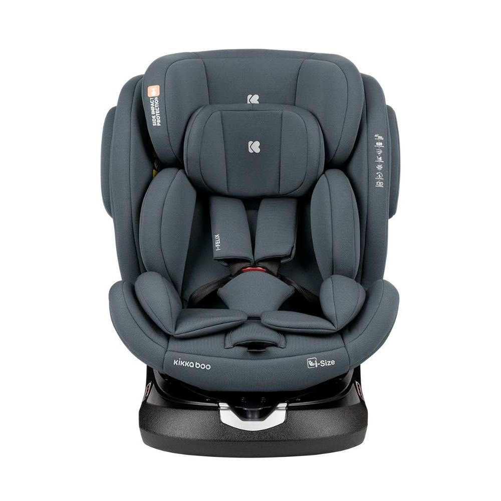 Автокресло KikkaBoo i-Felix i-SIZE Dark Grey