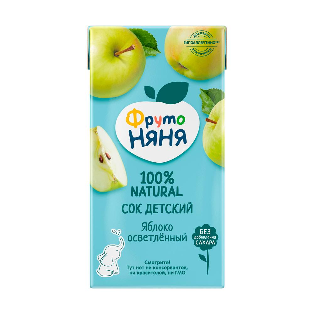 Сок ФрутоНяня из яблок осветленный 36м+ 500 мл