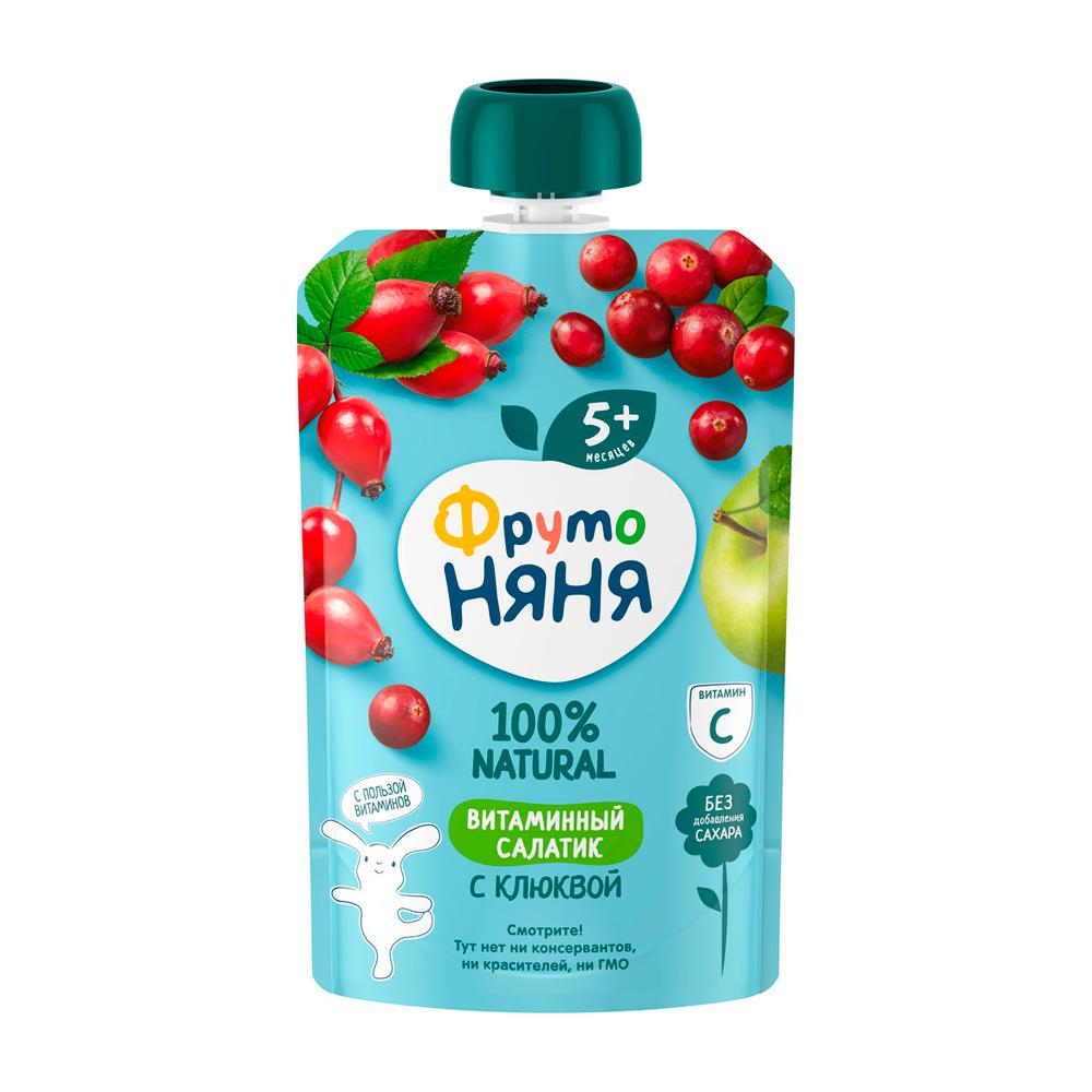 Пюре ФрутоНяня Витаминный салатик 5м+ 90 гр