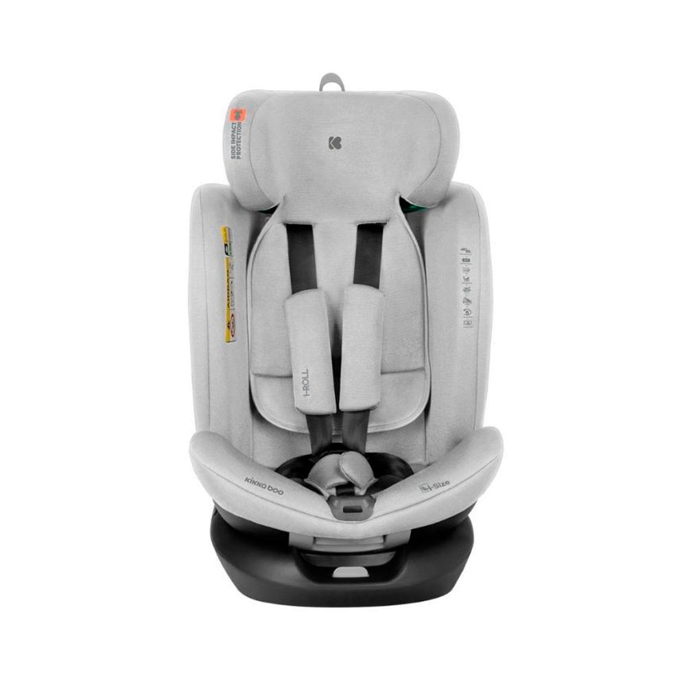 Автокресло KikkaBoo i-Roll i-SIZE Light Grey