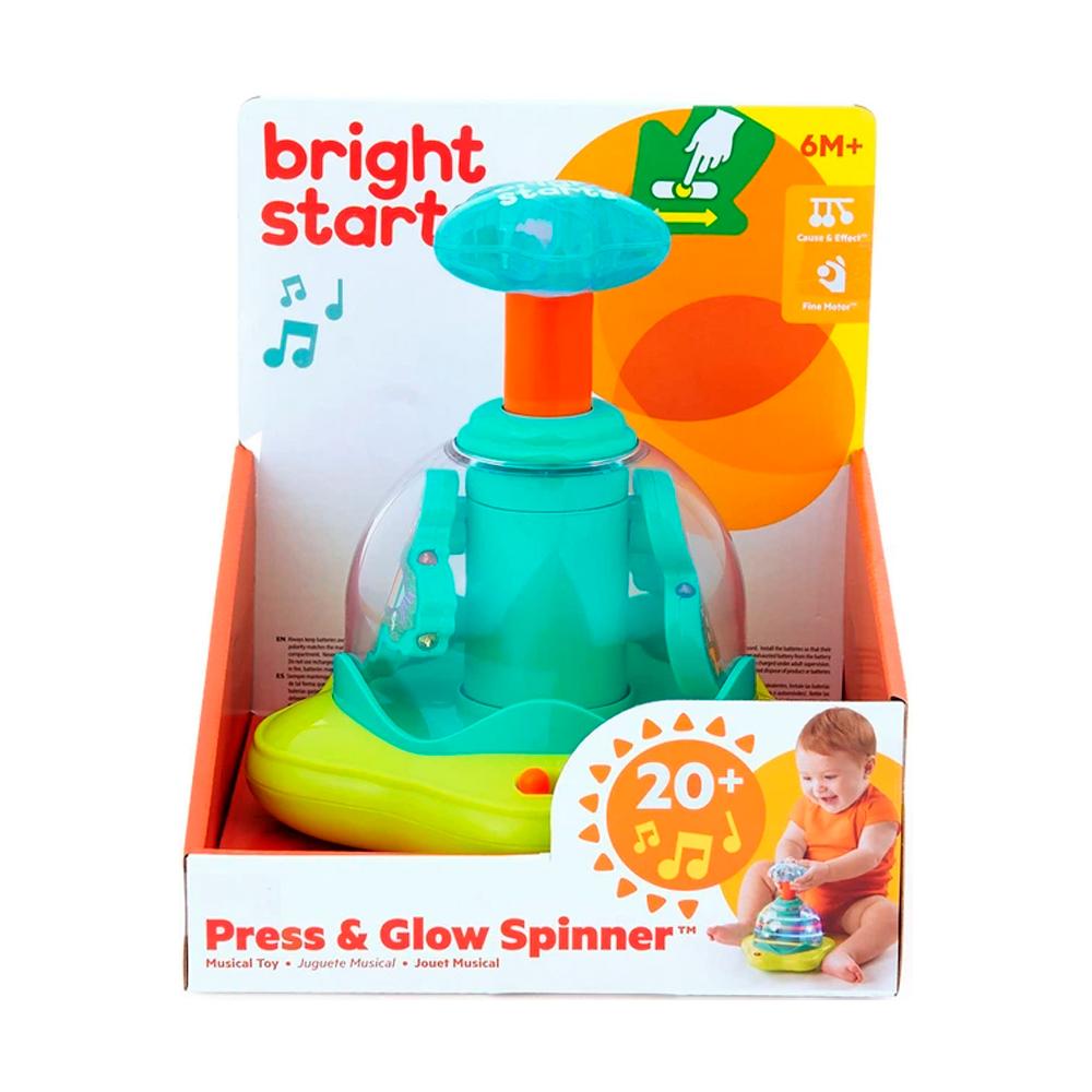 Волчок музыкальный Bright Starts Press'n'glow Волчок музыкальный Bright Starts Press'n'glow