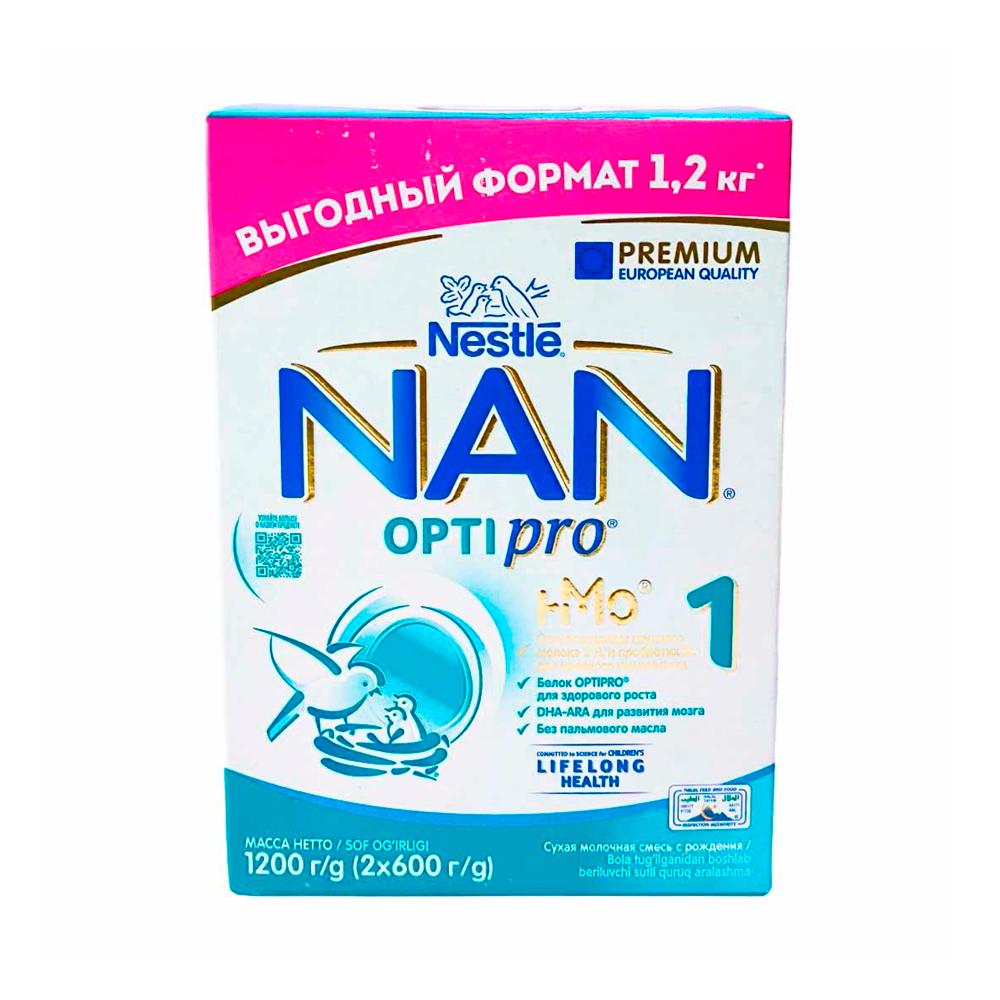 Сухая молочная смесь NAN Optipro 1 0м+ 1200 г